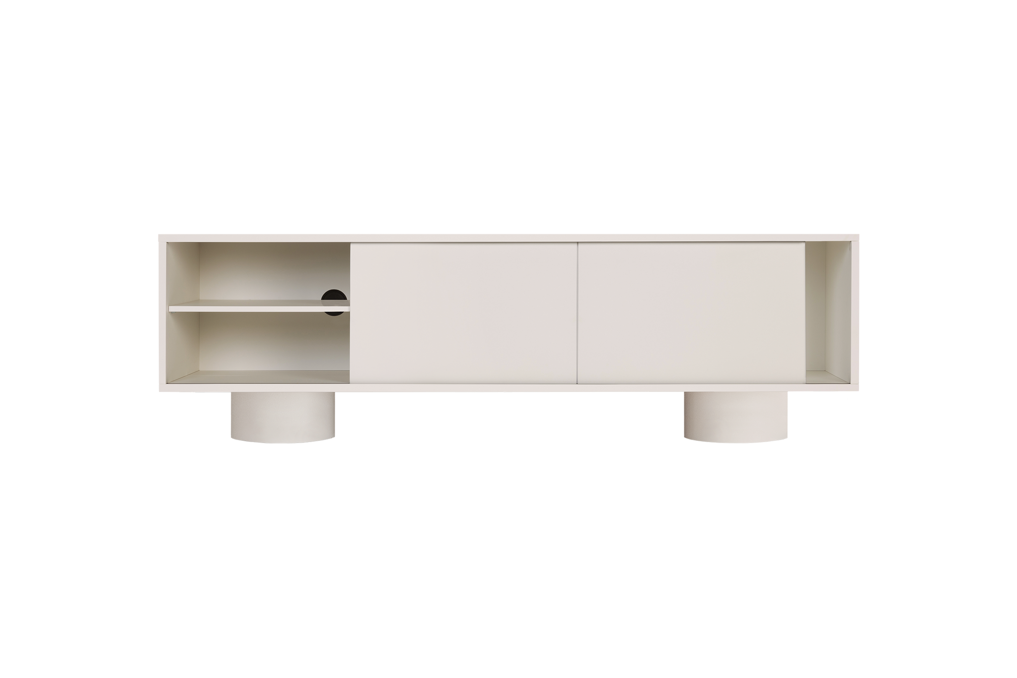 Taro TV Stand - grey - classic design for living room - noo.ma