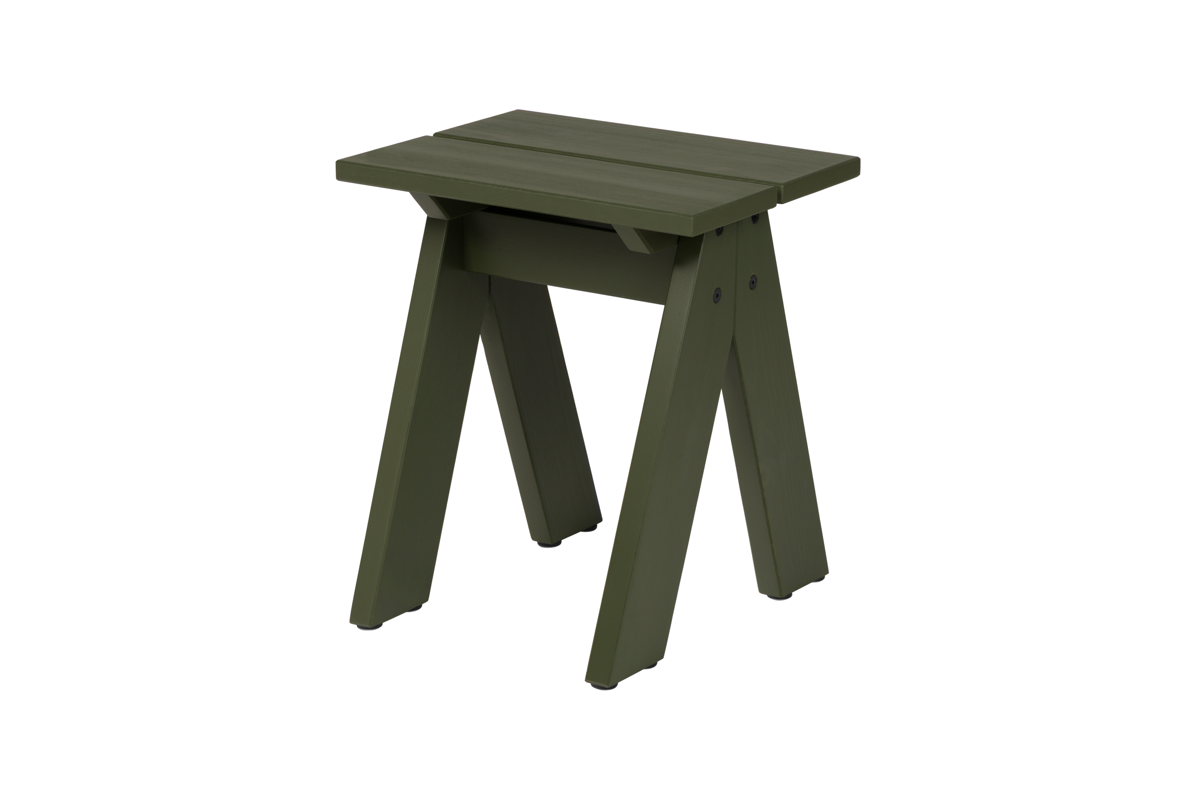Navo Stool - green - small wooden outdoor seating - noo.ma Navo Stool - green - small wooden outdoor seating - noo.ma