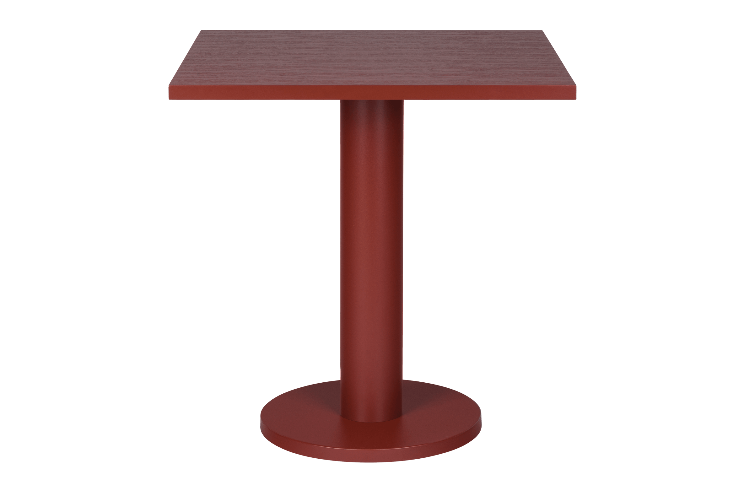 Sool Café Table - auburn red - 70 x 70 cm - noo.ma