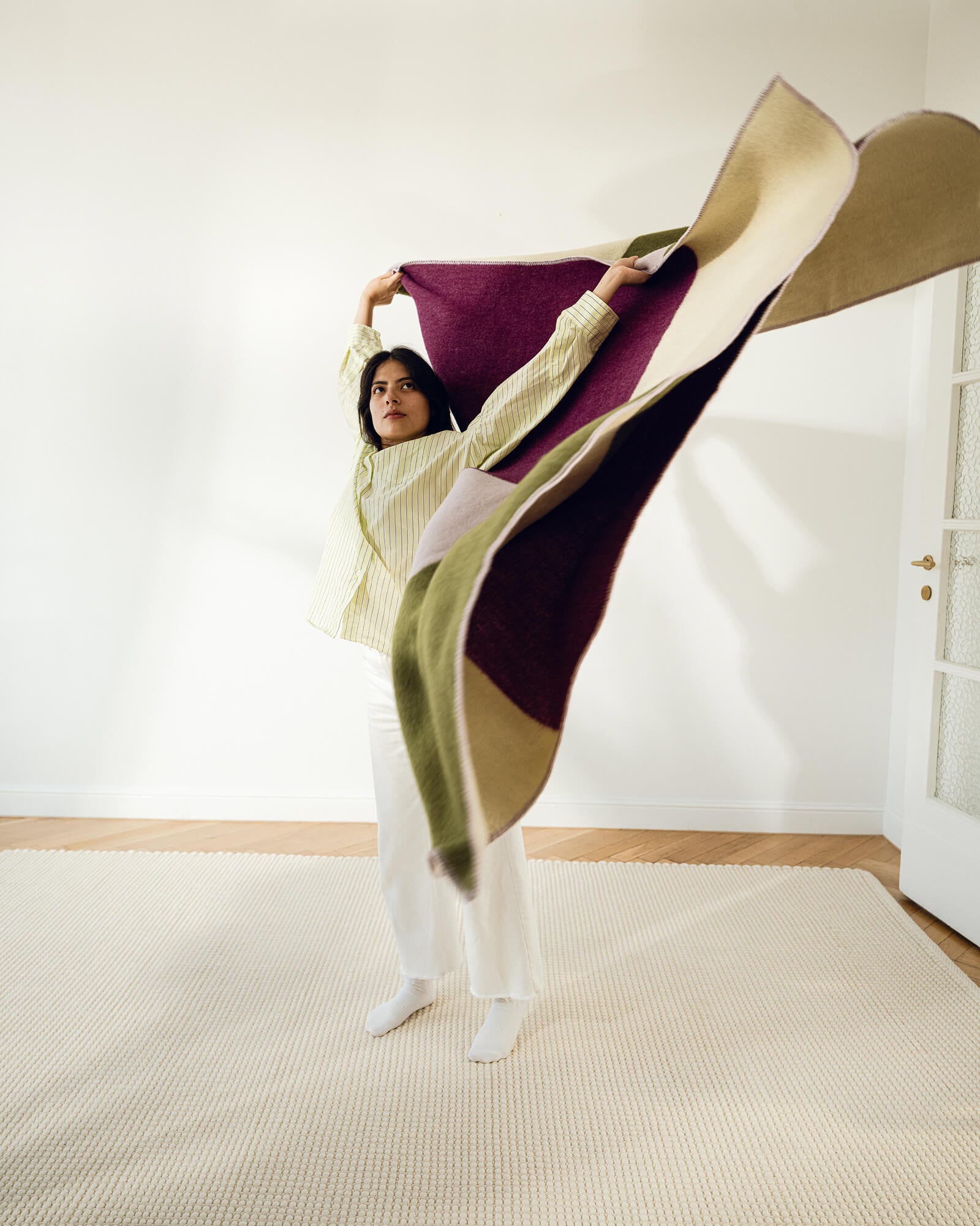 Couverture en laine Hilu