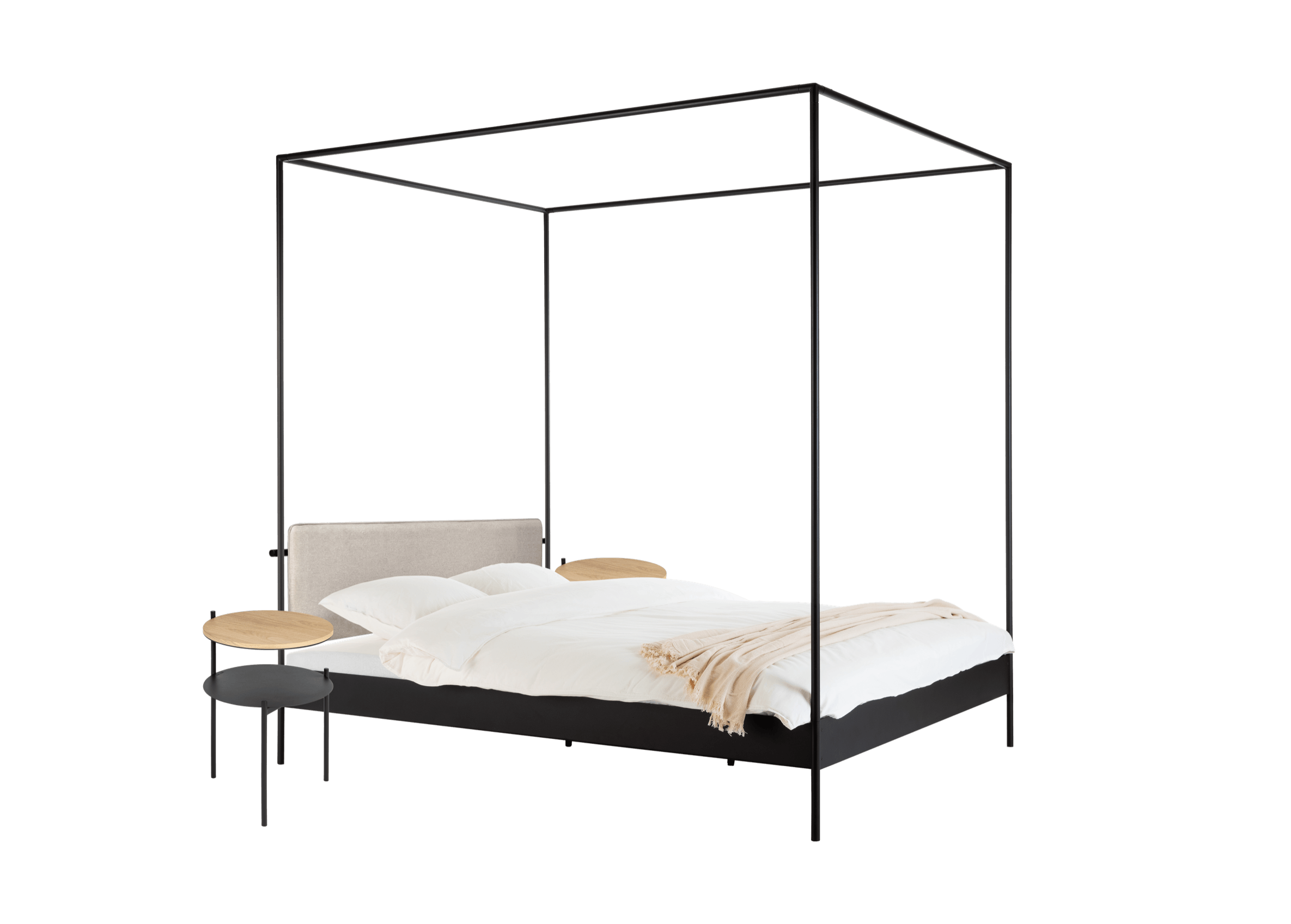 Bundle lit Eton et table de chevet Tu