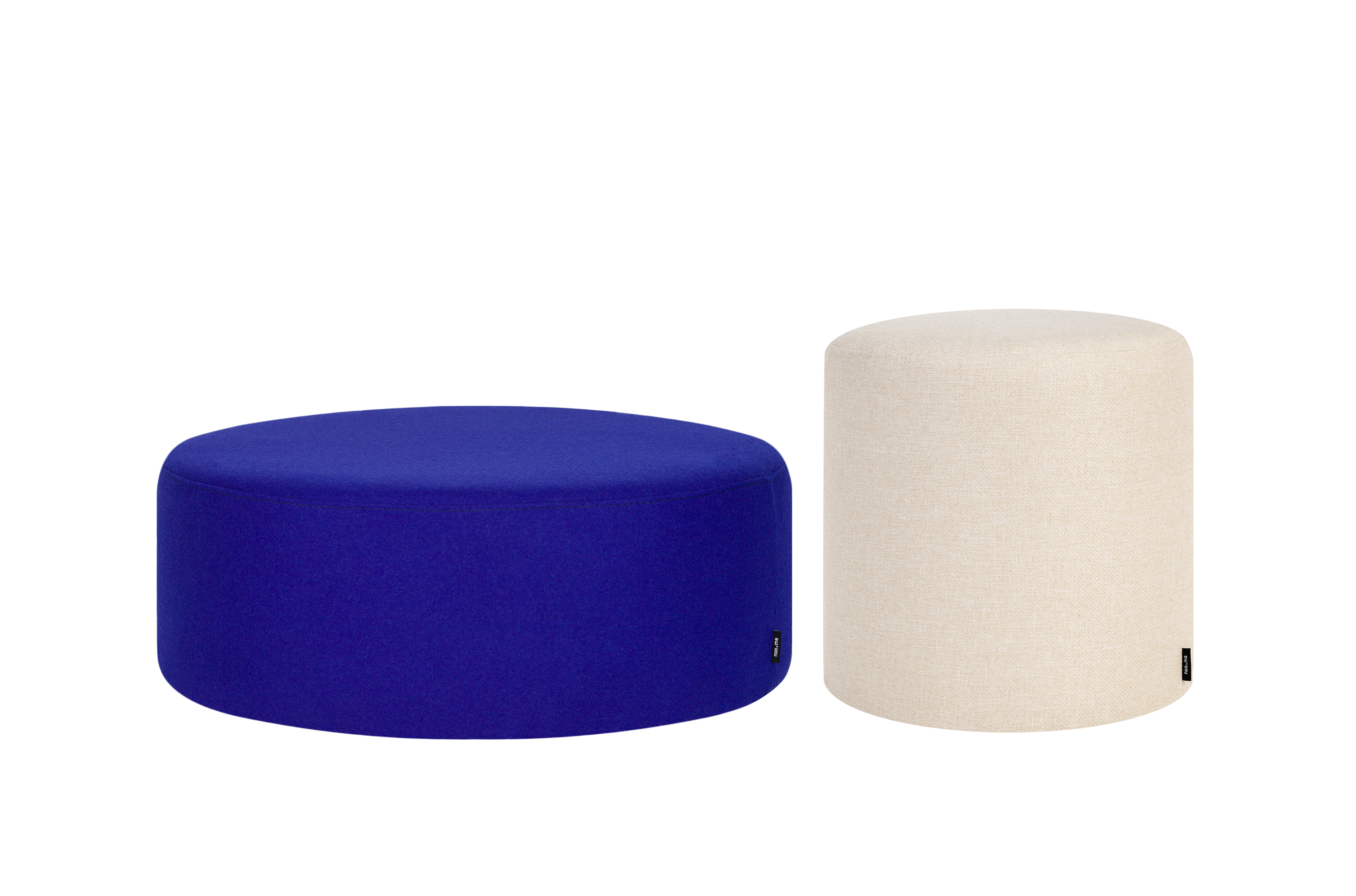 2x puf Folk - wysoki i szeroki