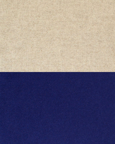 Stoffmuster – Classic Beige & Blaubeermousse