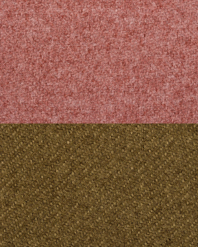 Stoffmuster – Pink Clay & Gold Olive