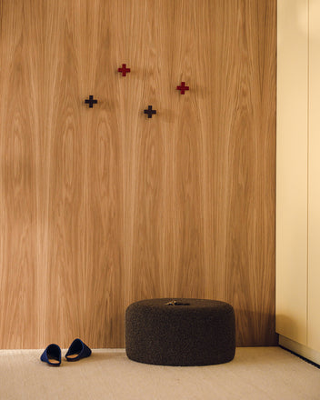 Folk Pouf - niedrig