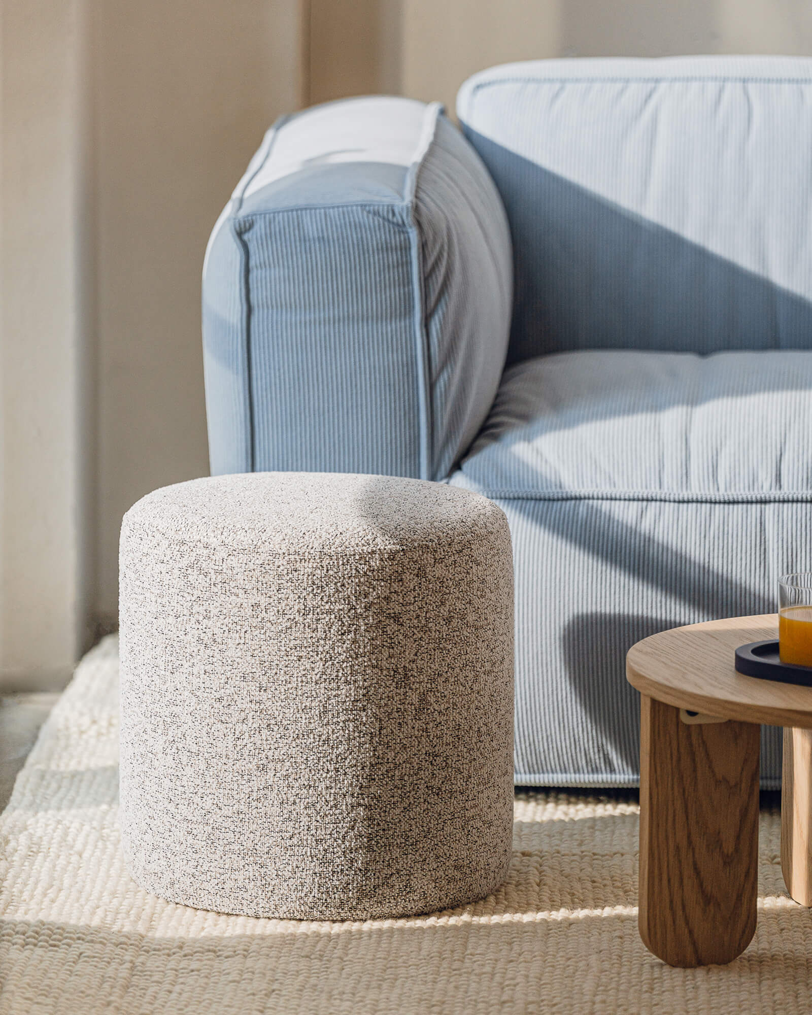 Folk Pouf - hoch