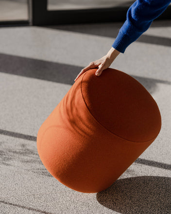 Folk Pouf - hoch