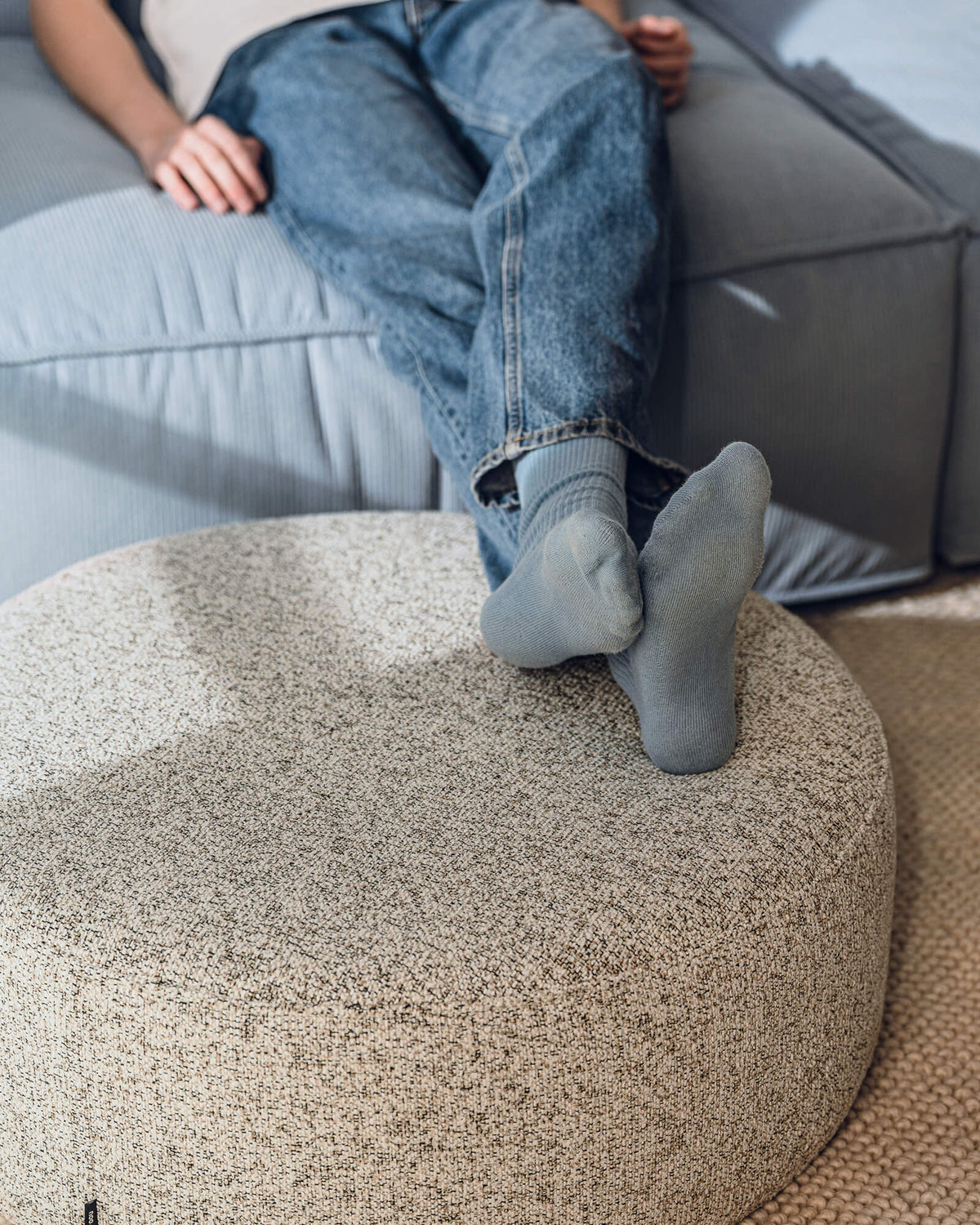 Folk Pouf - breit