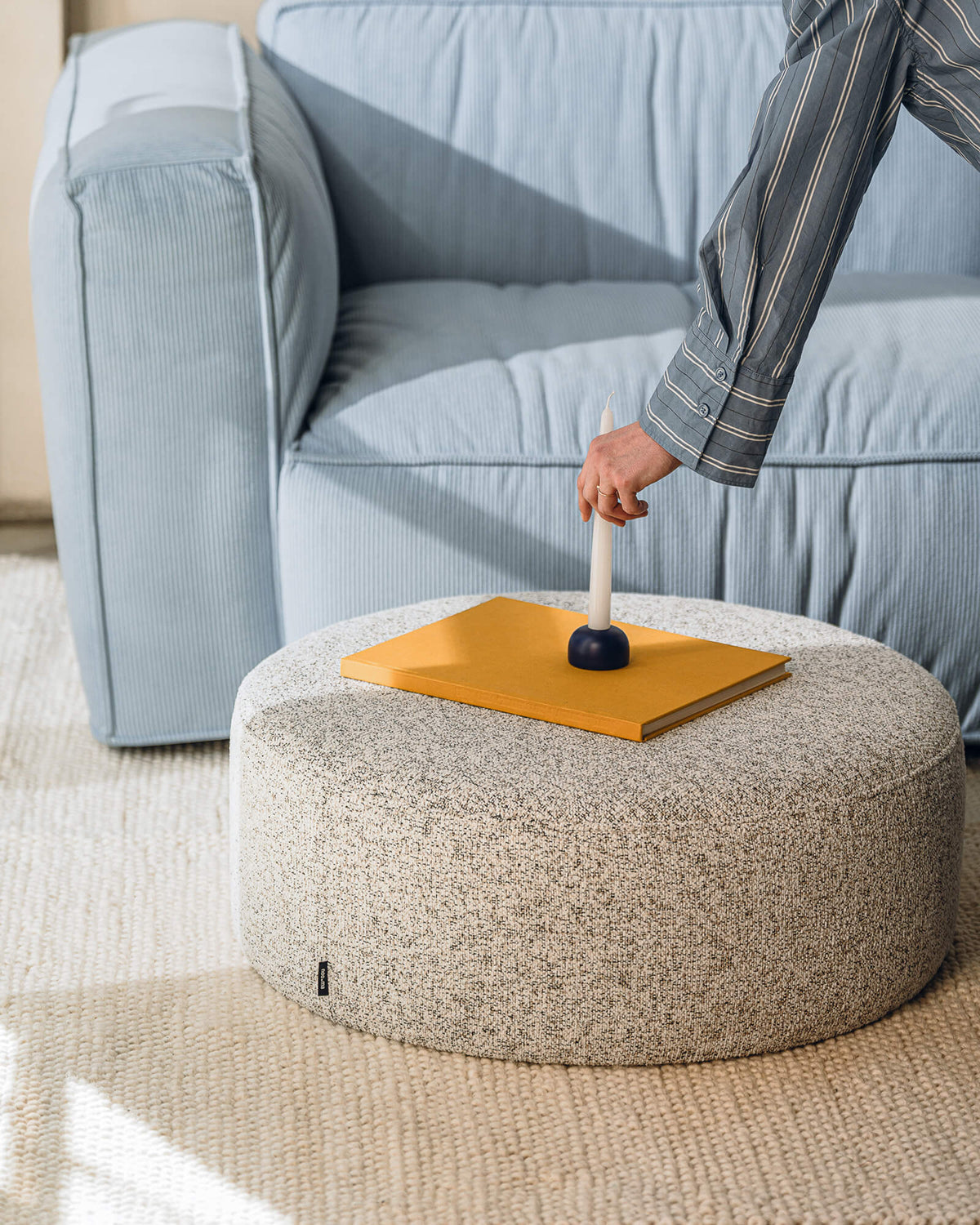 Folk Pouf - breit