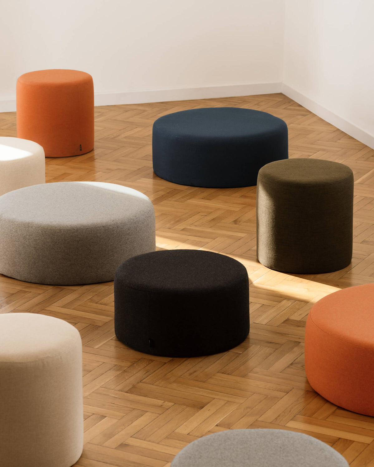 Folk Pouf - wide