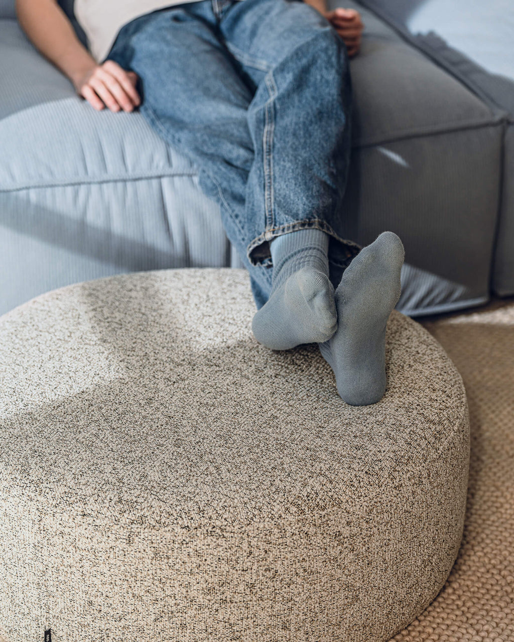 Folk Pouf - wide