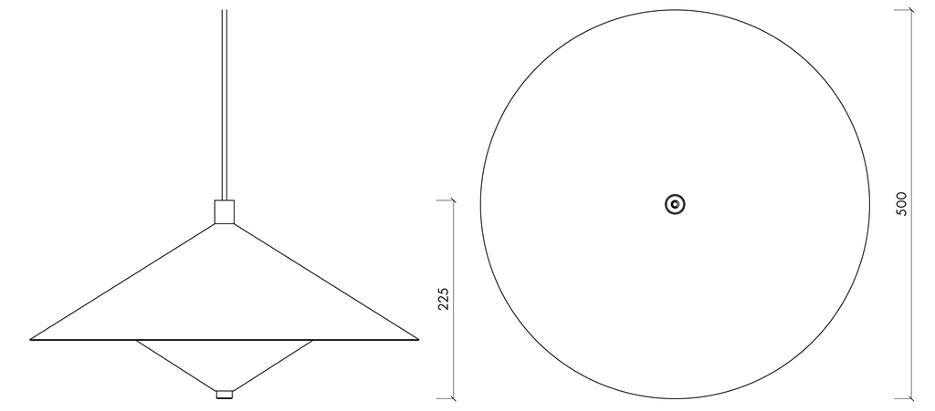 Lampa wisząca Kon