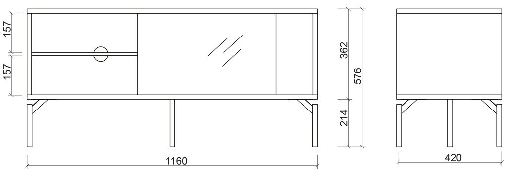 Met Mini TV-Board