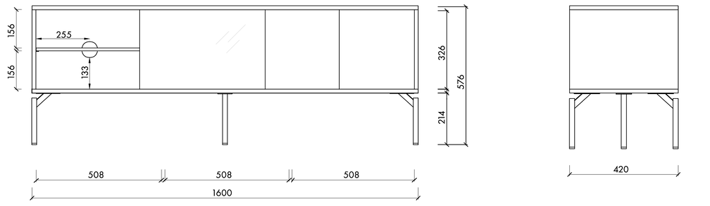 Met Meuble TV
