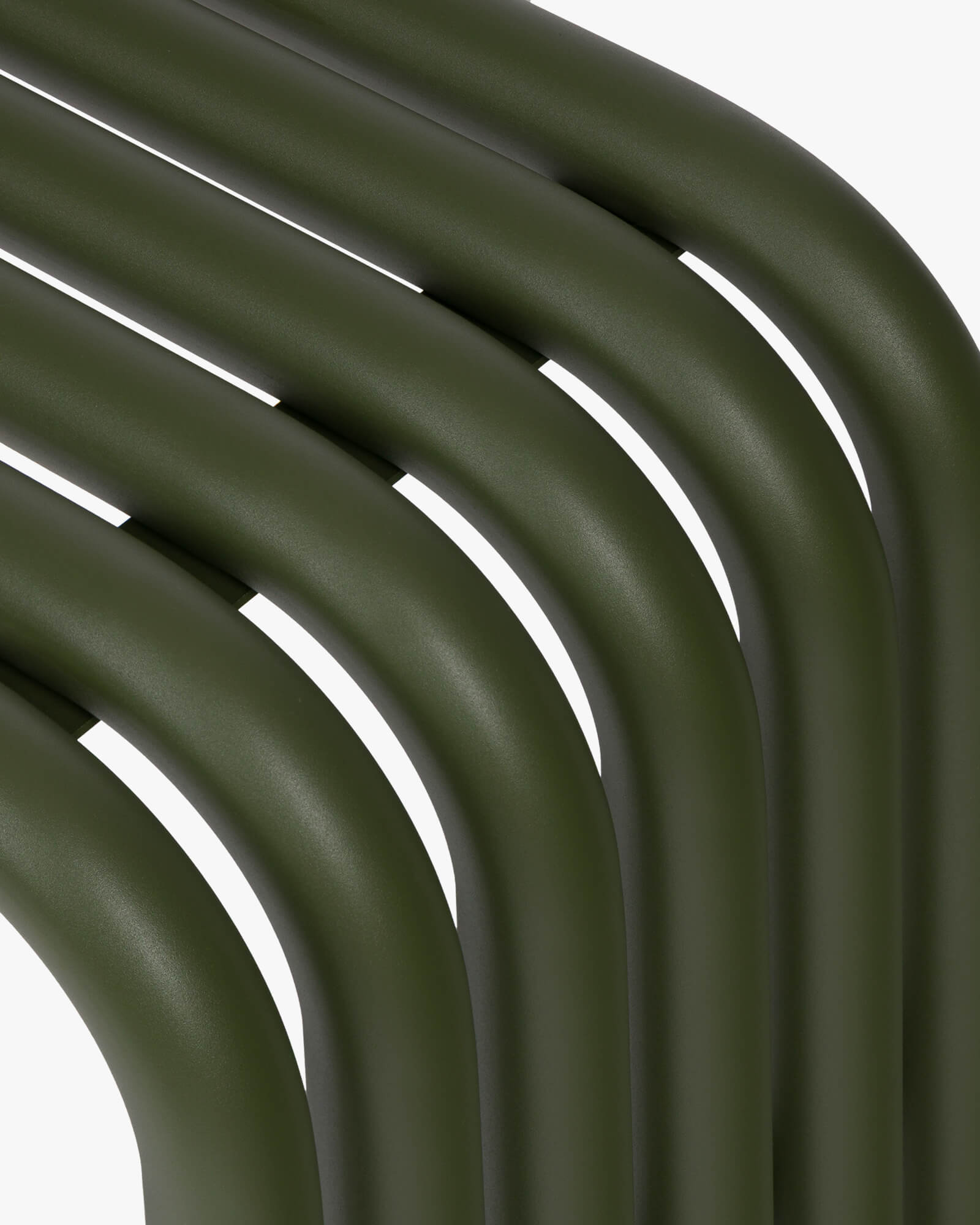 Nokk Stool - dark green steel stool for modern living room - noo.ma