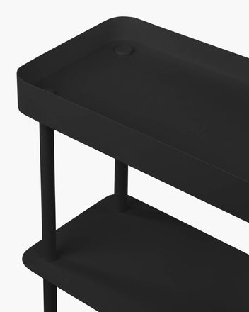 Nolle bijzettafeltje op wieltjes, 3 planken