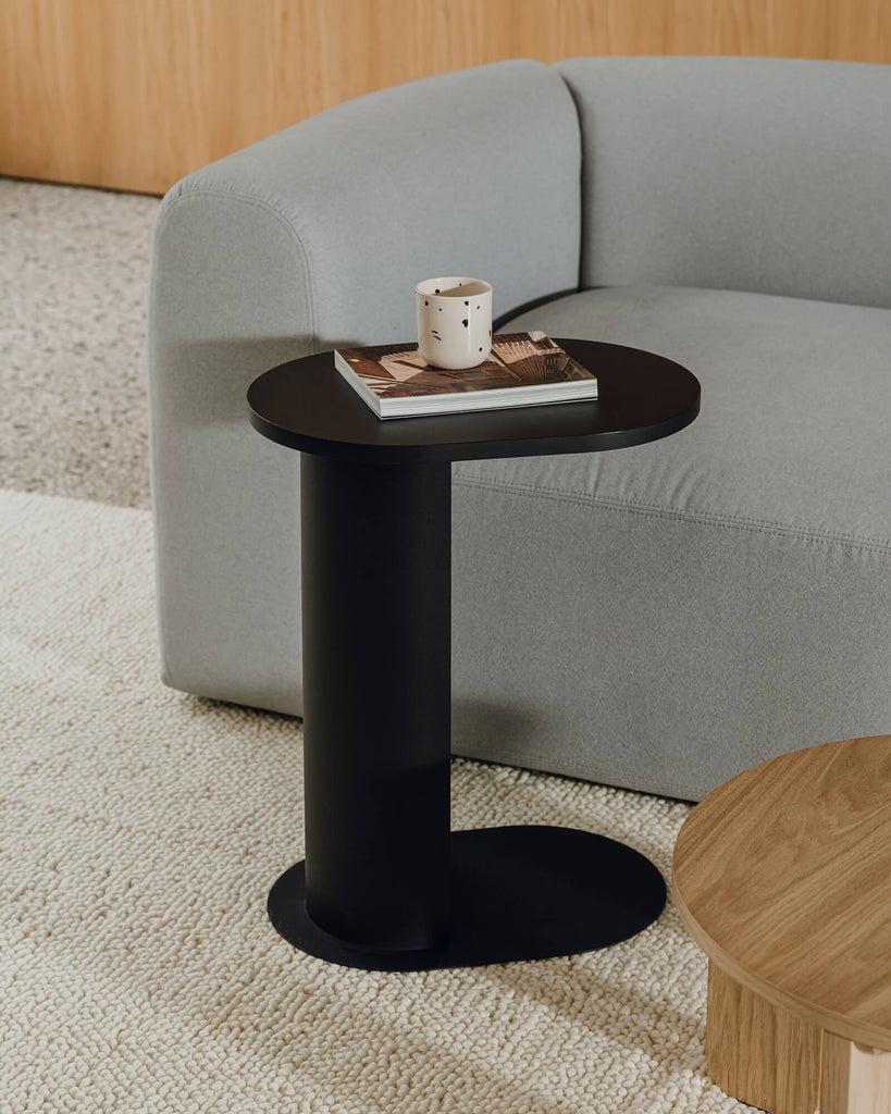 Nuno Side Table - red - functional table matching sofa - noo.ma