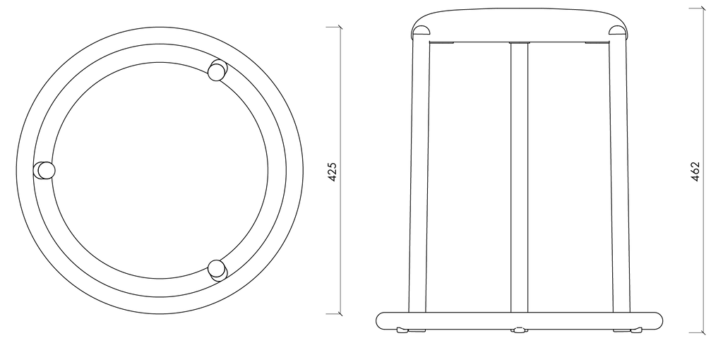 Stołek Puli