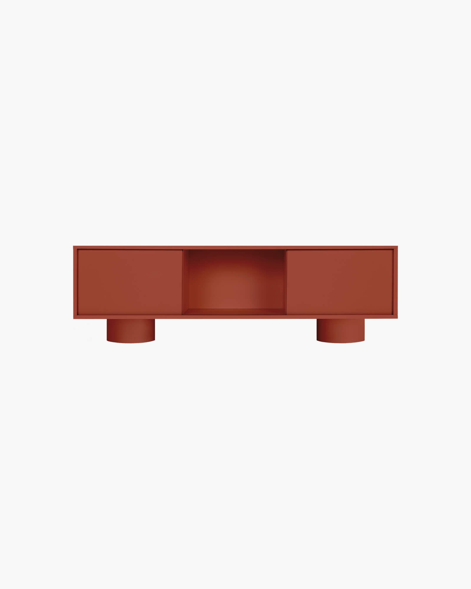 Taro TV Stand - terracotta - minimal living room furniture - noo.ma