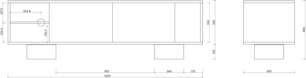 Szafka RTV Taro