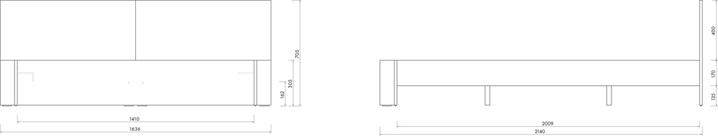 Łóżko Valt