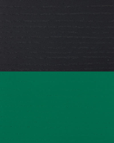 Furniermuster – Vulkanschwarz  Wassermelonengrün