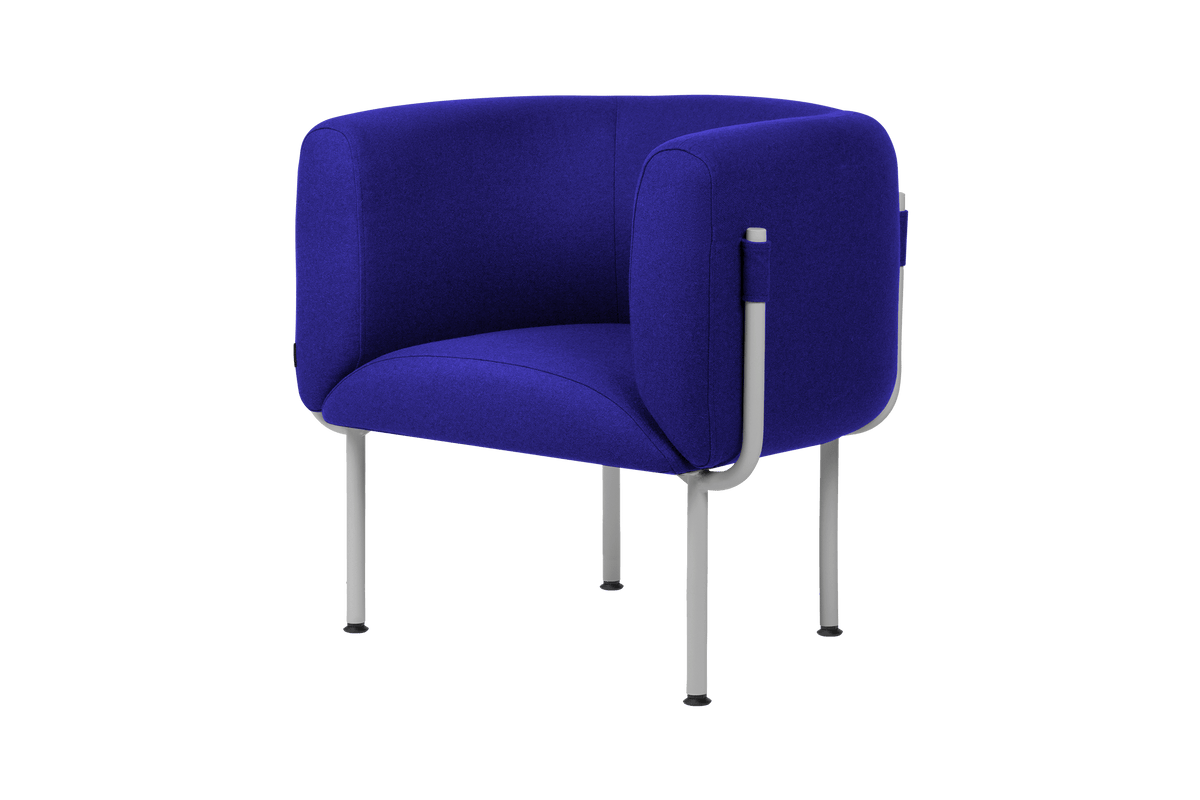 Ubi Mini Armchair - Blueberry Pie Wool - compact & sleek - noo.ma