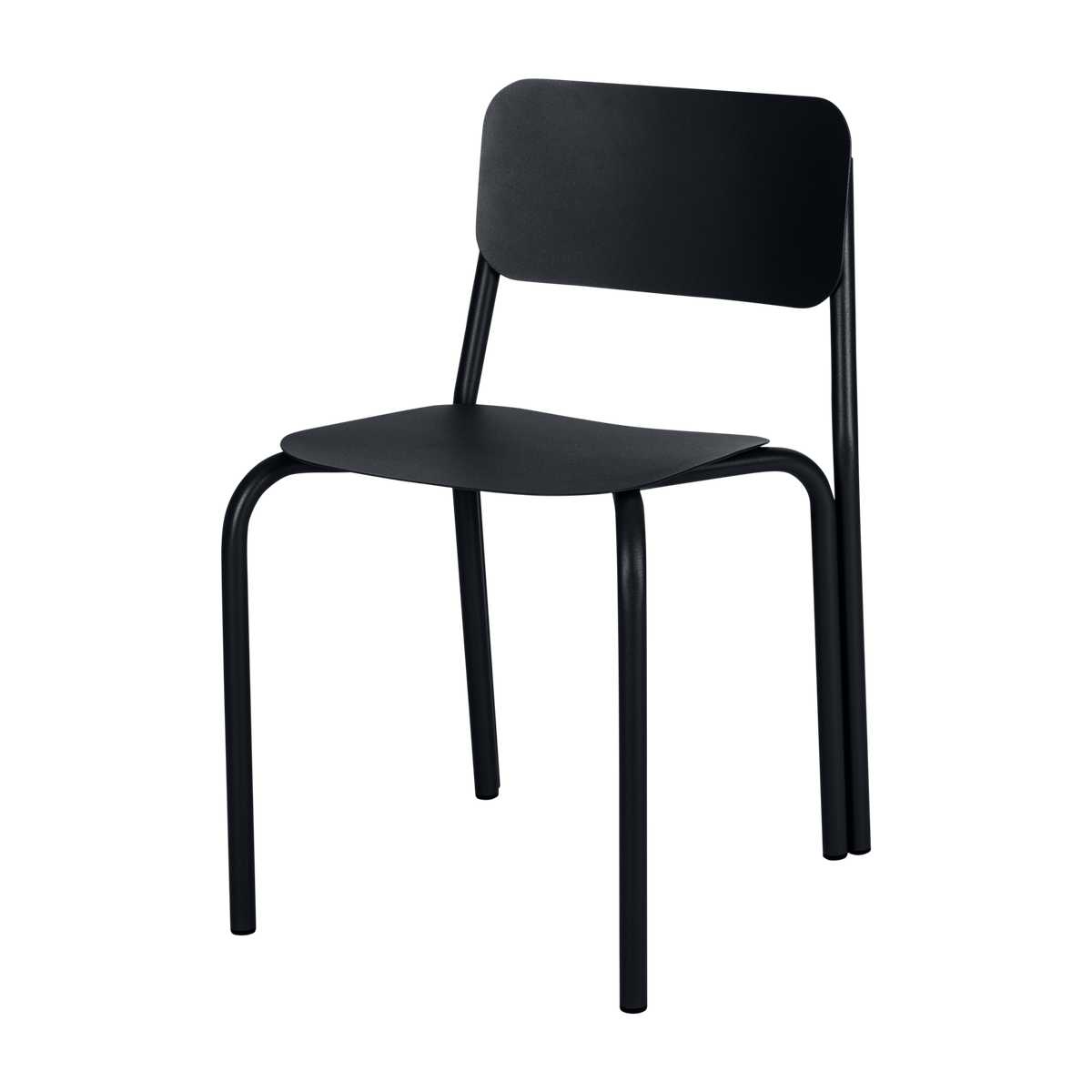 Kei Chair - black - steel outdoor chair for terrace / garden - noo.ma