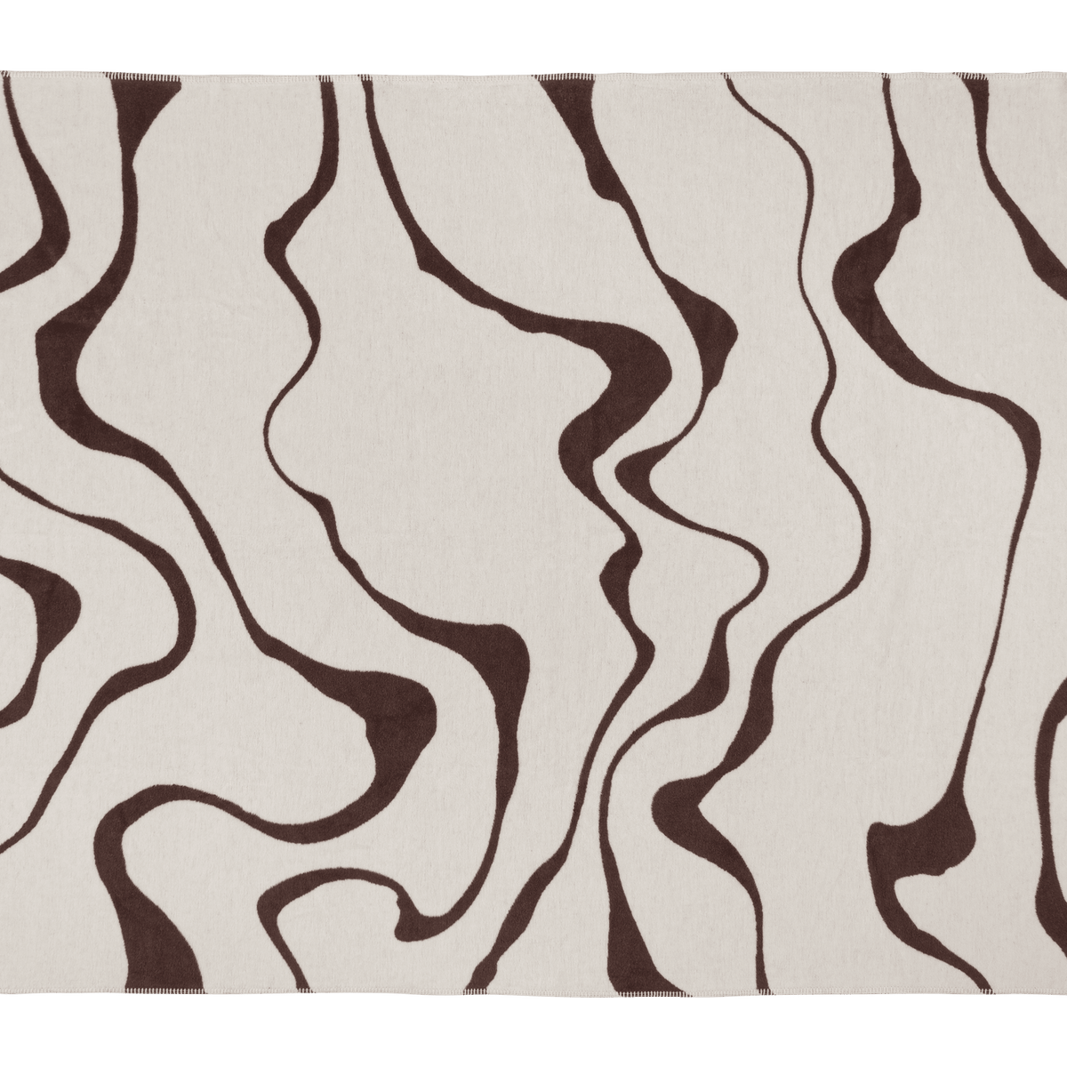 NILDUE NDNU ABSTRACT ART BLANKET / BEIGE 【公式通販】