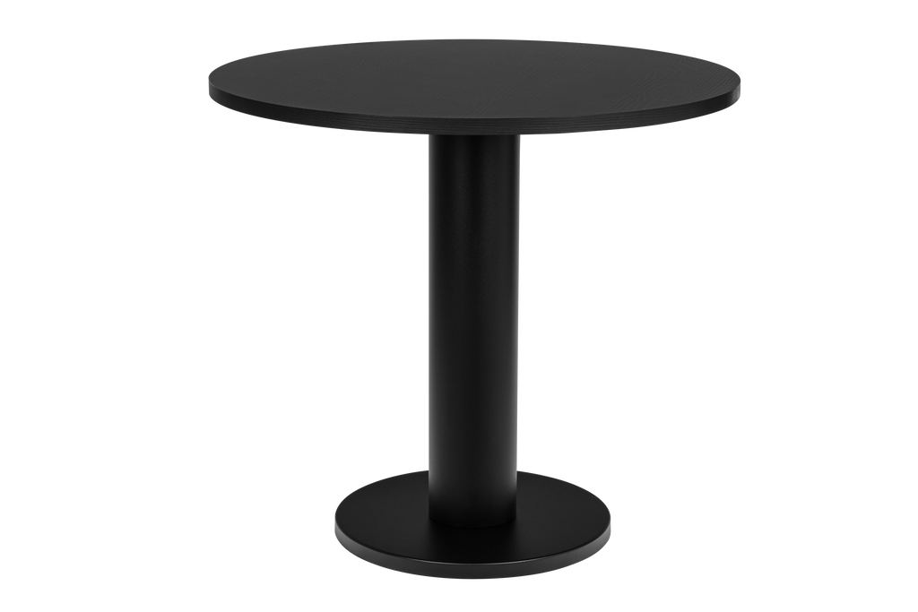 Sool Café Table - black - ⌀ 80 small round bistro table - noo.ma