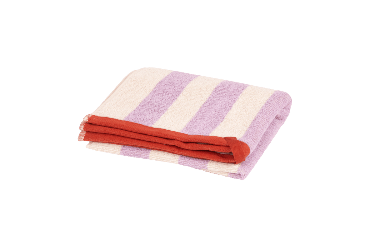 Pastell-Flieder / Breit gestreift