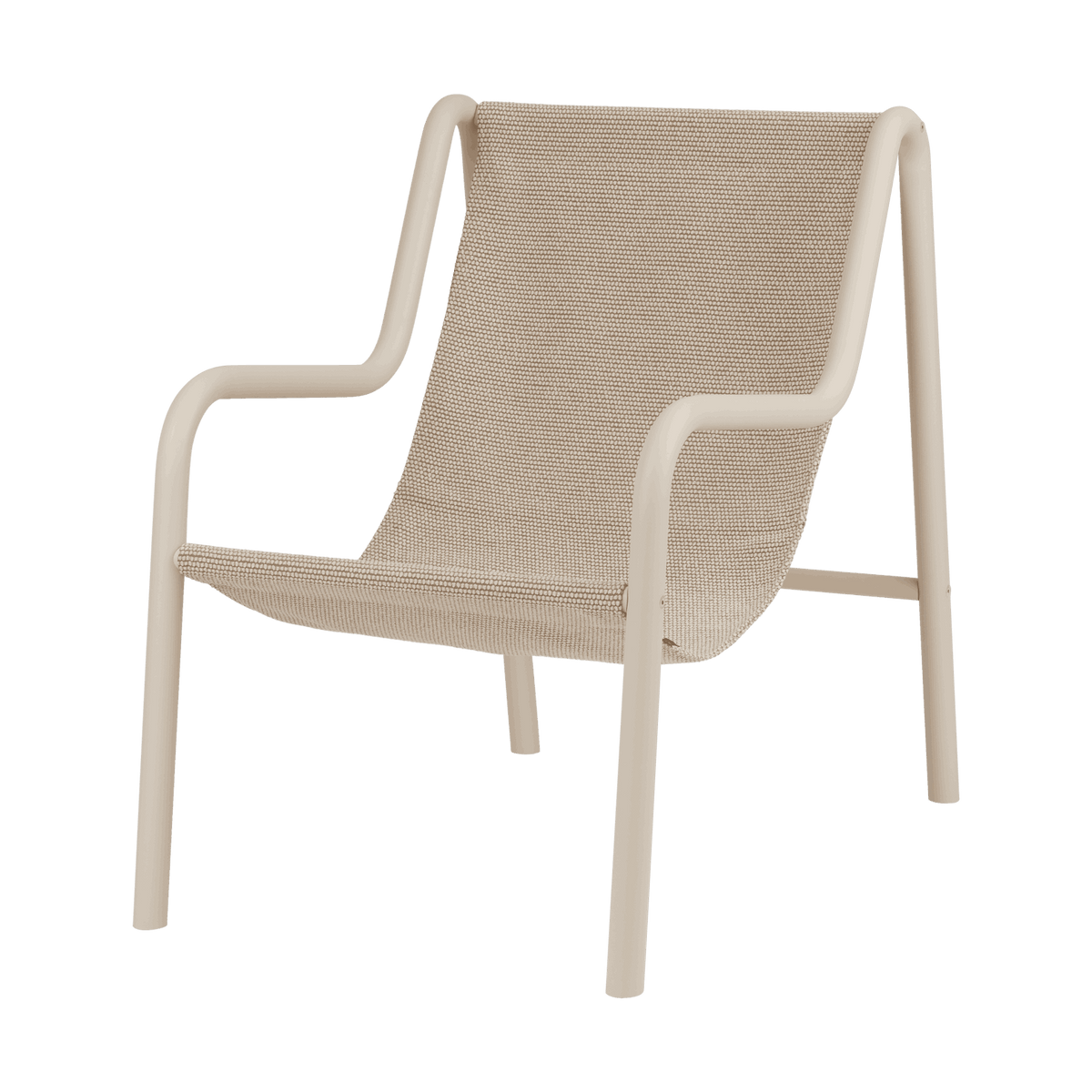 Nokk Armchair - beige - outdoor sling seat for garden - noo.ma