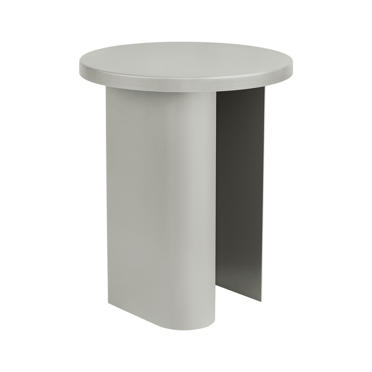 Sato Side Table - light grey - modern living room furniture - noo.ma