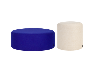 2x Folk Pouf - Set hoch & breit