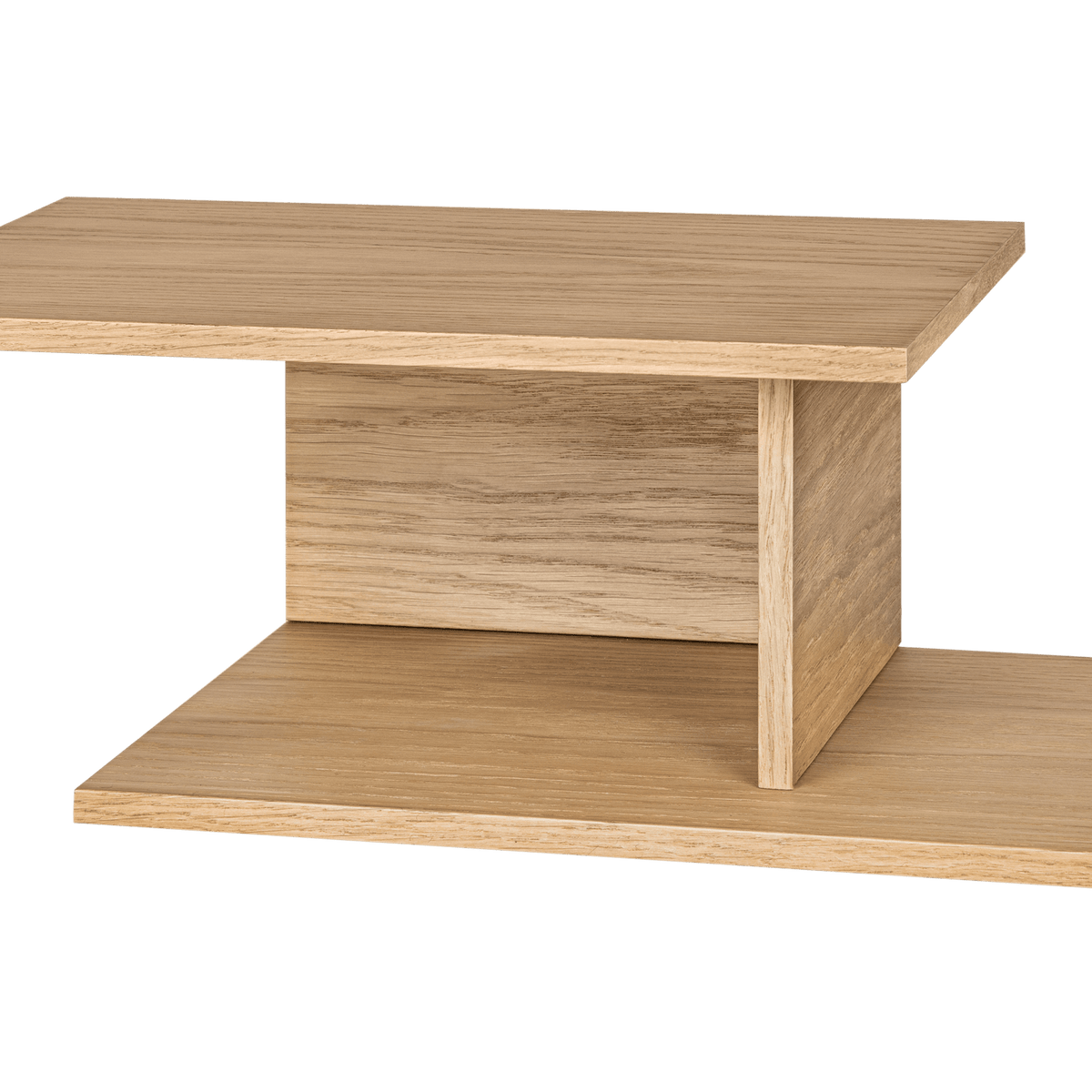 INOUT Table under shelf OAK イナウト Tann Bedside Shelf - right - small oak floating nightstand - noo.ma