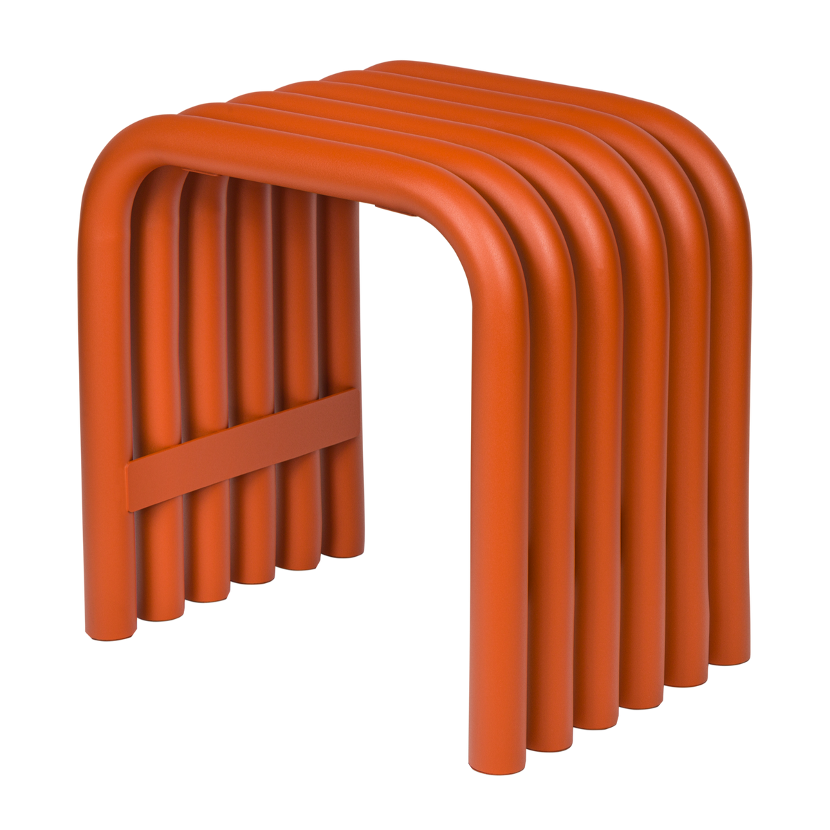 Nokk Stool - funky orange steel indoor & outdoor furniture Nokk Stool - funky orange steel indoor & outdoor furniture