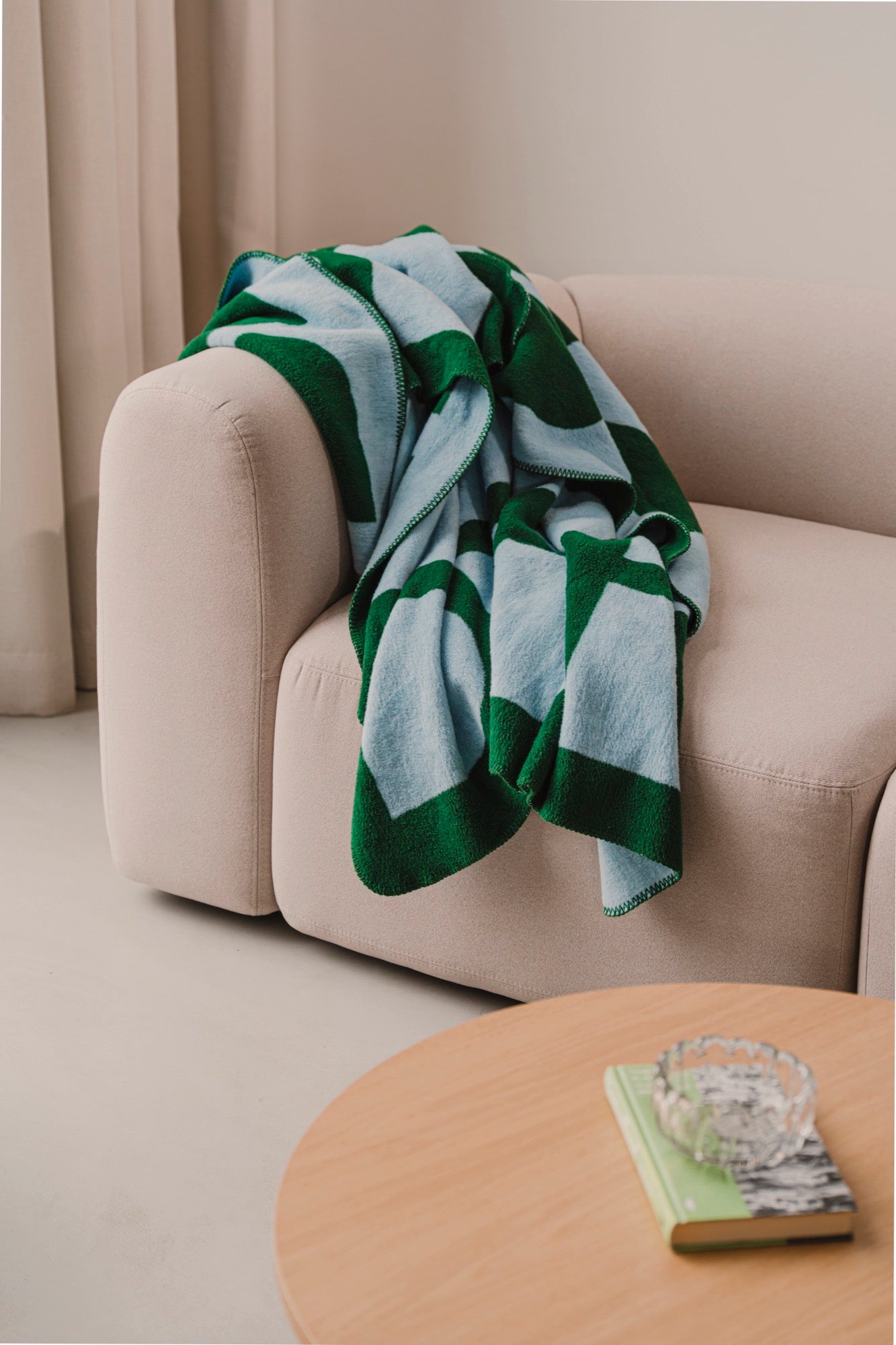 Green blue best sale throw blanket