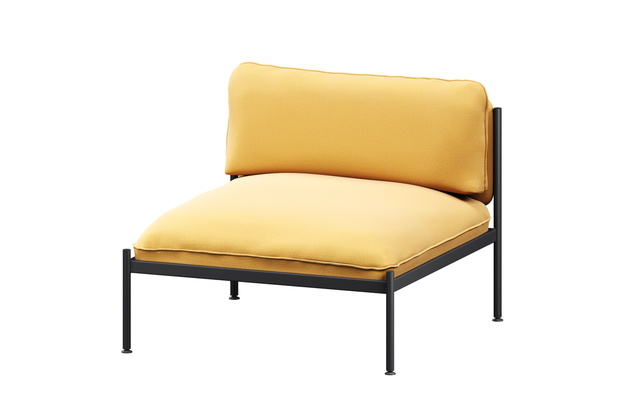 Toom Stuhl - gelb, elegante Sitzmöbel fürs Wohnzimmer | Stühle