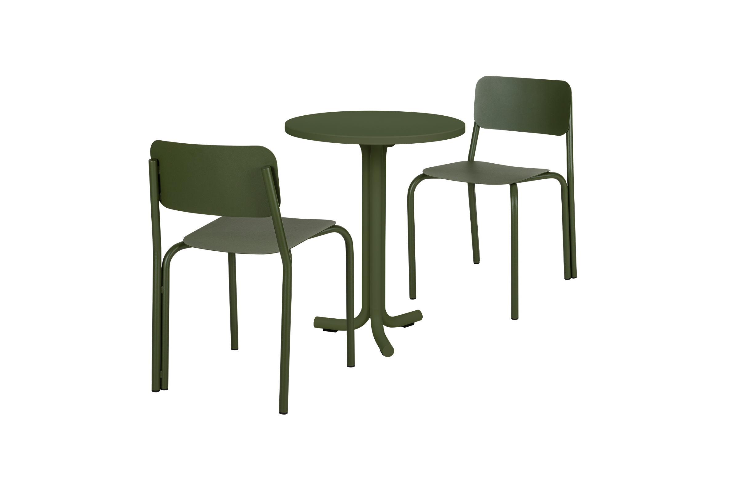 Table café Nokk & 2 chaises Kei