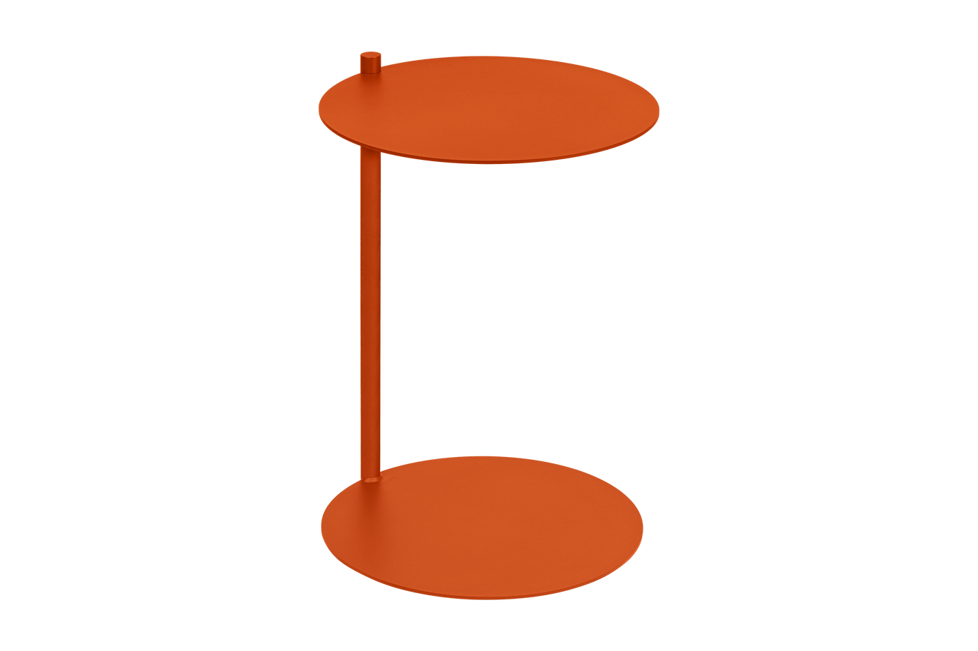 Table d'appoint Ande - table ronde orange pour le canapé - noo.ma